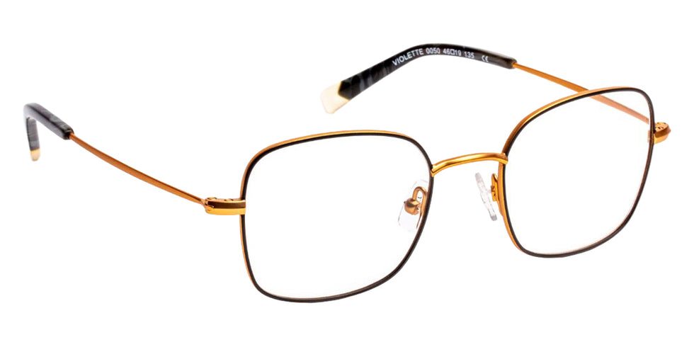 J.F. Rey Violette 0050 46 - Black/Satin Gold #id:jfrviolette0050_s:100100
