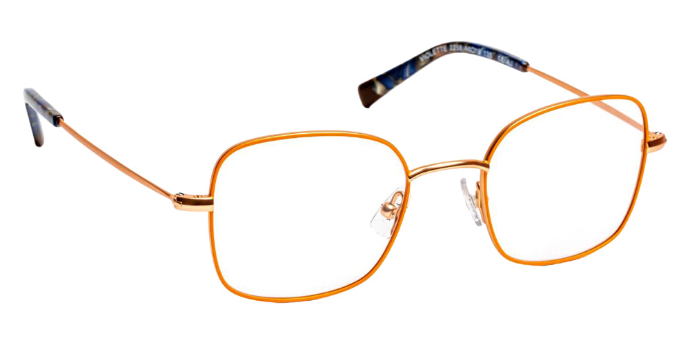 J.F. Rey Violette 2258 46 - Orange/Rose Gold Satin #id:jfrviolette2258_s:104100