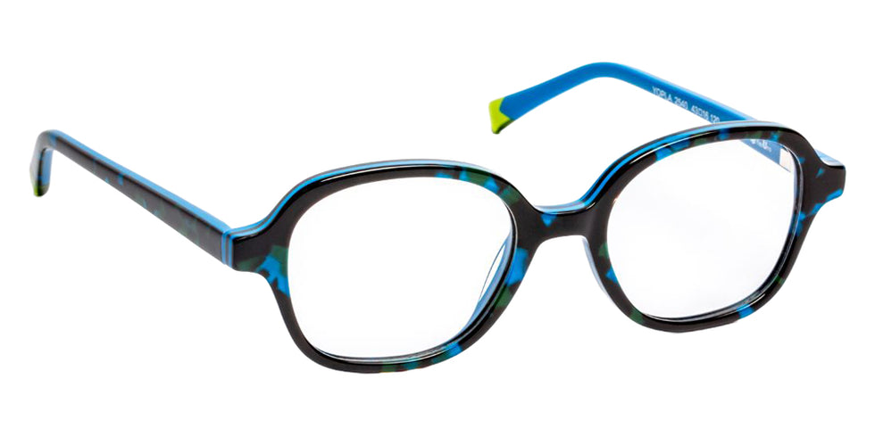 J.F. Rey Yopla 2540 43 - Blue Tortoiseshell/Green #id:jfryopla2540_s:100100