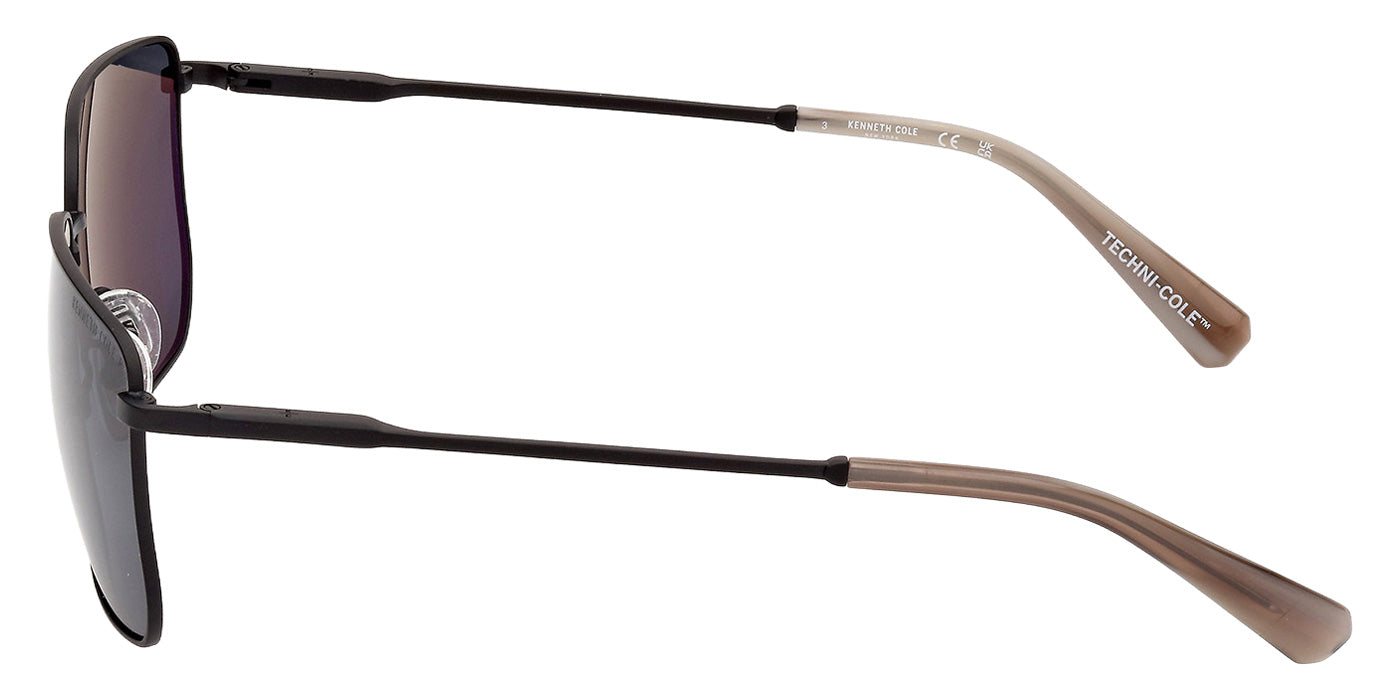 Kenneth Cole KC7268 02D 59 - Matte Black / Smoke Polarized #id:kc726802d_s:100110