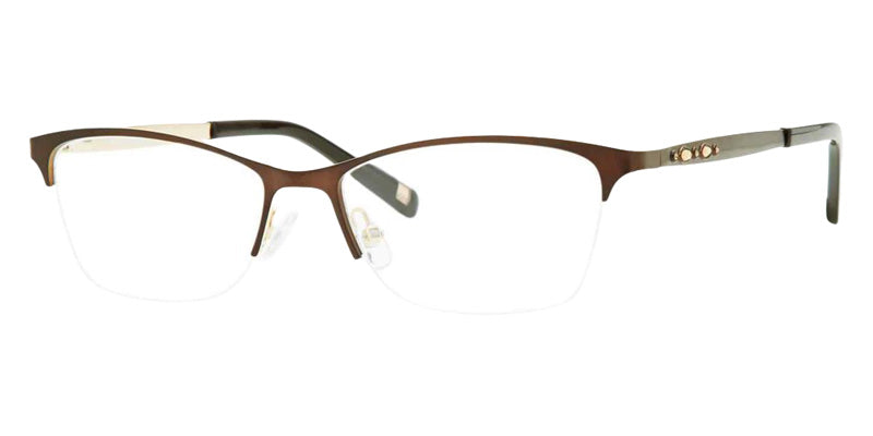 Liz Claiborne L 654 0UFM 54 - Matte Brown Gold #id:l654000ufm_s:102100