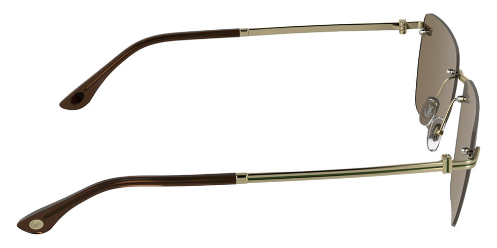 Lacoste L282S 713 55 - Matte Gold/Brown #id:lal282s713_s:106130