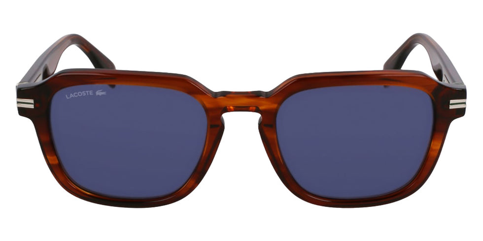 Lacoste L6046S 210 52 - Striped Brown #id:lal6046s210_s:100100