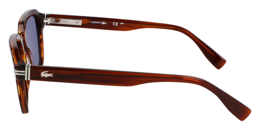 Lacoste L6046S 210 52 - Striped Brown #id:lal6046s210_s:100110