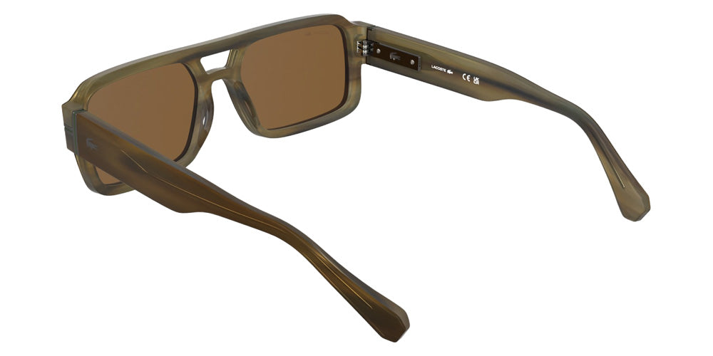 Lacoste L6102S 210 56 - Striped Brown #id:lal6102s210_s:104115