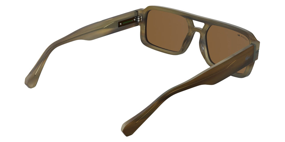 Lacoste L6102S 210 56 - Striped Brown #id:lal6102s210_s:104125