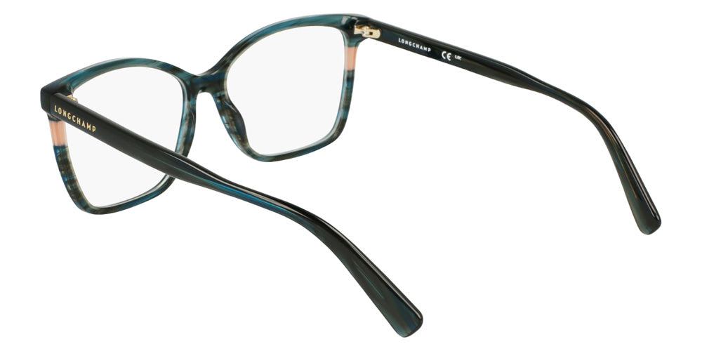 Longchamp LO2741LB 308 55 - Striped Green #id:lclo2741lb308_s:102115