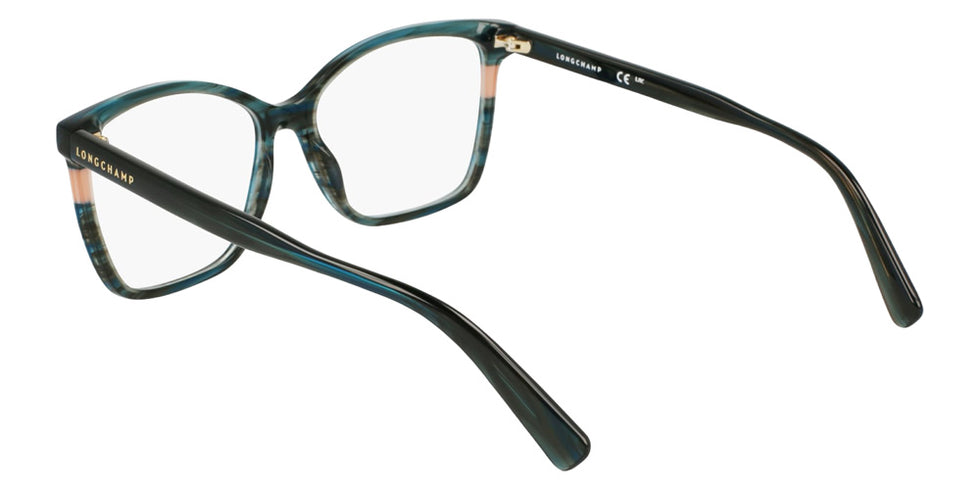 Longchamp LO2741LB 308 55 - Striped Green #id:lclo2741lb308_s:102115