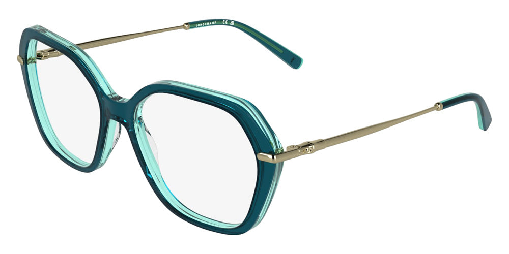 Longchamp LO2800 435 56 - Transparent Petrol/Azure #id:lclo2800435_s:104105