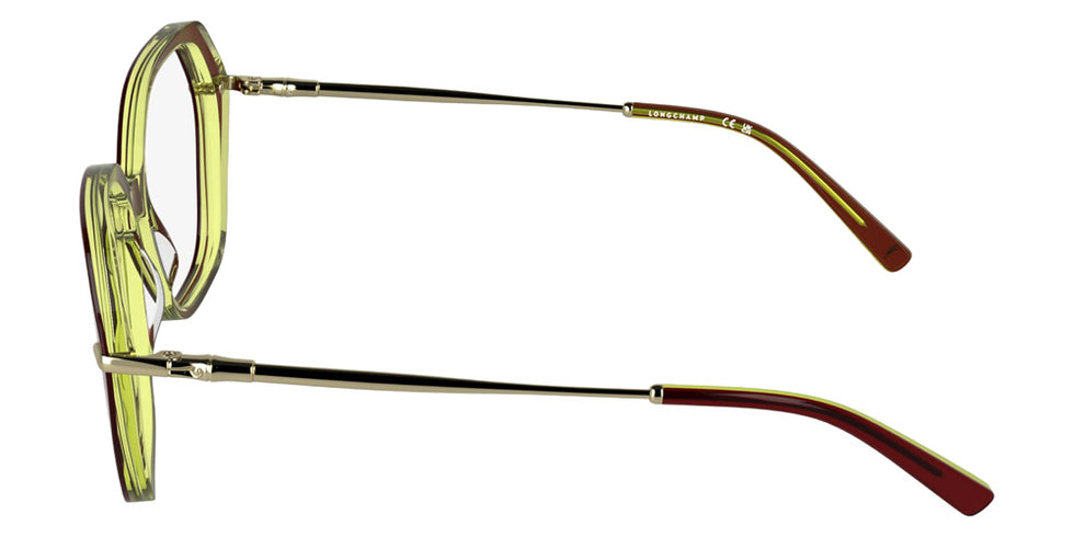 Longchamp LO2800 618 56 - Transparent Burgundy/Yellow #id:lclo2800618_s:106110
