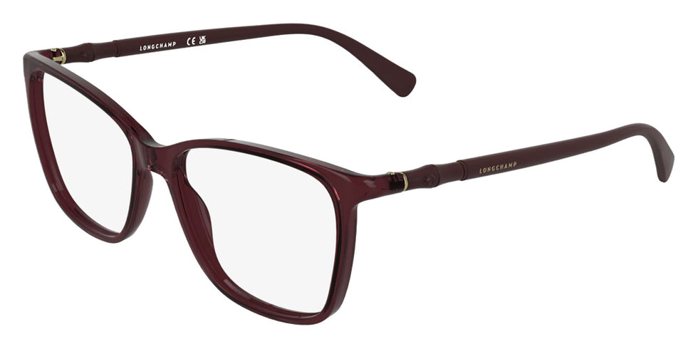 Longchamp LO2801 601 54 - Transparent Burgundy #id:lclo2801601_s:104105