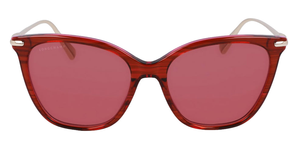 Longchamp LO757S 607 55 - Striped Red #id:lclo757s607_s:100100