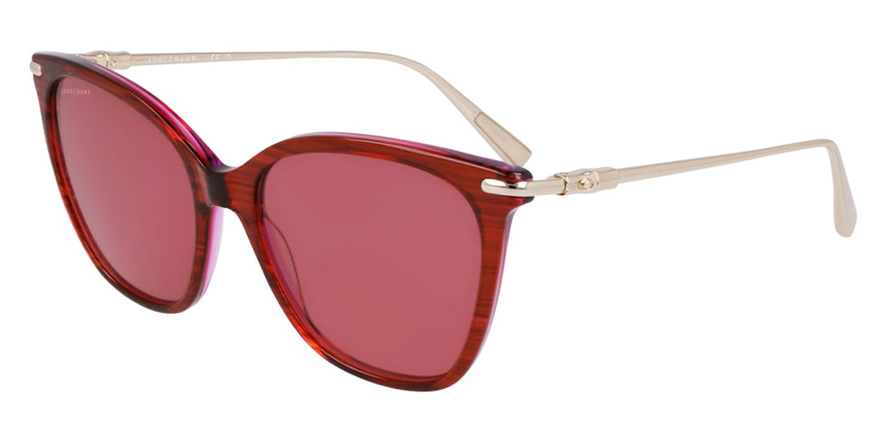 Longchamp LO757S 607 55 - Striped Red #id:lclo757s607_s:100105