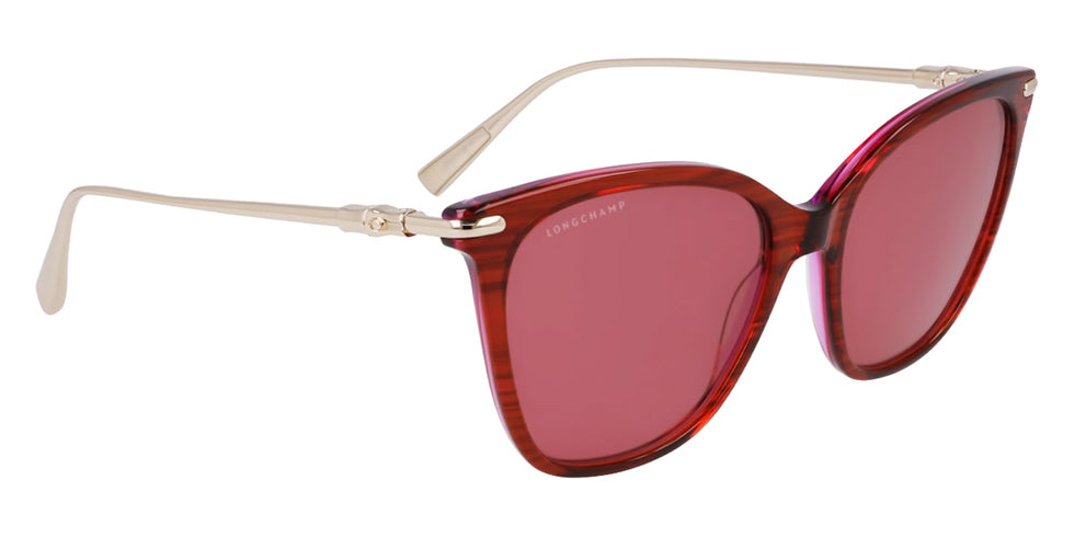 Longchamp LO757S 607 55 - Striped Red #id:lclo757s607_s:100135