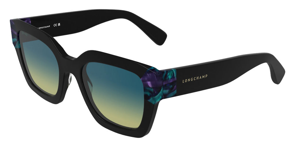 Longchamp LO771S 007 50 - Black/Marble Turquoise #id:lclo771s007_s:100105