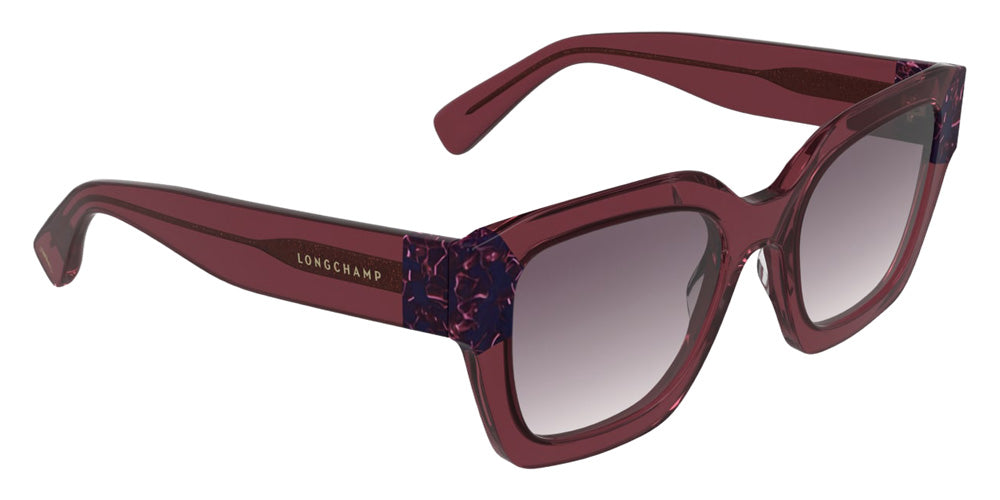 Longchamp LO771S 615 50 - Transparent Wine/Marble Burgundy #id:lclo771s615_s:102135