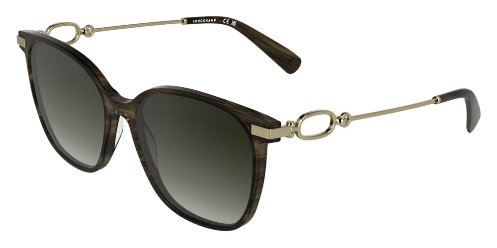 Longchamp LO805S 211 55 - Striped Brown #id:lclo805s211_s:102105