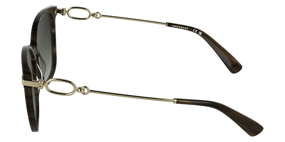 Longchamp LO805S 211 55 - Striped Brown #id:lclo805s211_s:102110