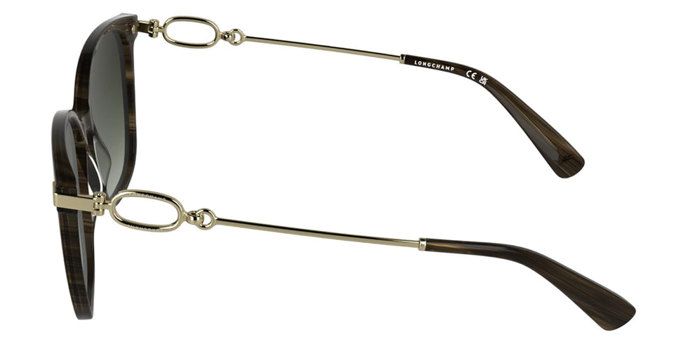 Longchamp LO805S 211 55 - Striped Brown #id:lclo805s211_s:102110