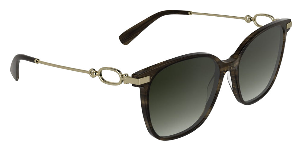 Longchamp LO805S 211 55 - Striped Brown #id:lclo805s211_s:102135