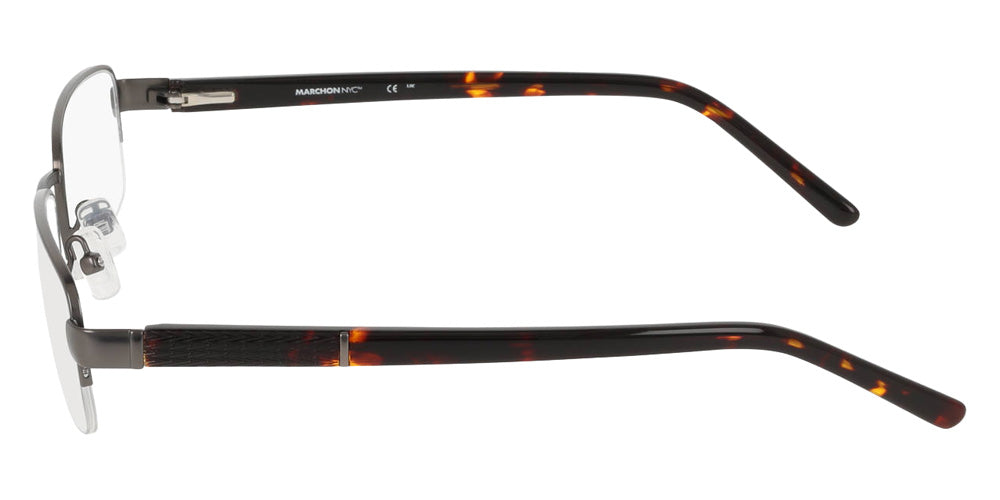 Marchon NYC M-2046 074 53 - Satin Dark Gunmetal #id:mm2046074_s:104110