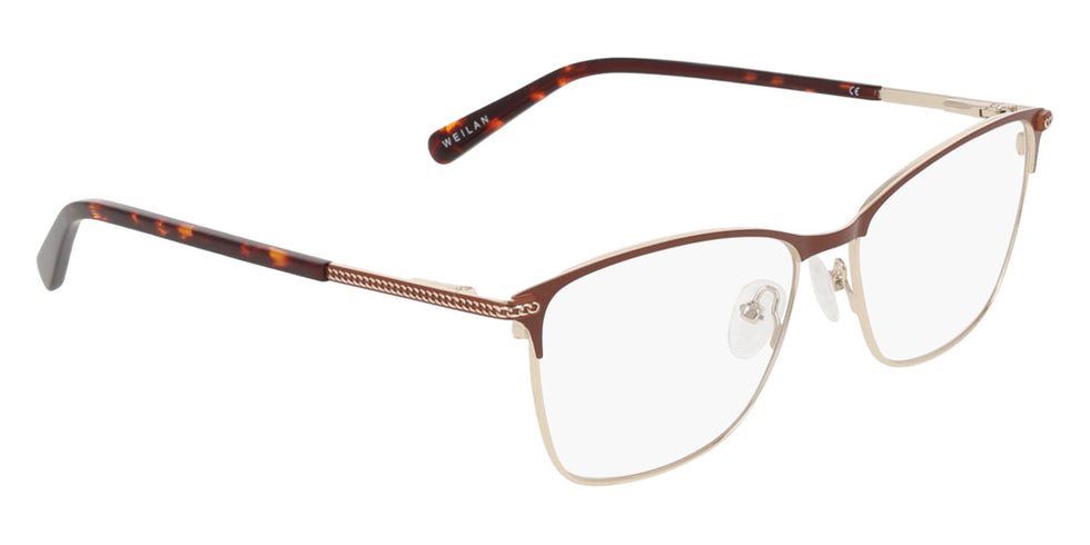 Marchon NYC M-4036 211 55 - Brown/Gold #id:mm4036211_s:100135