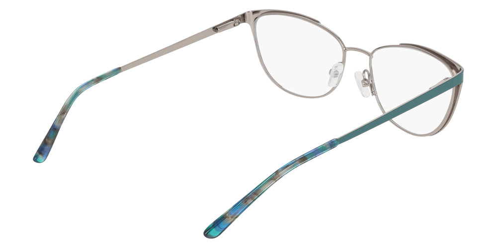 Marchon NYC M-4037 440 53 - Teal/Gun #id:mm4037440_s:102125