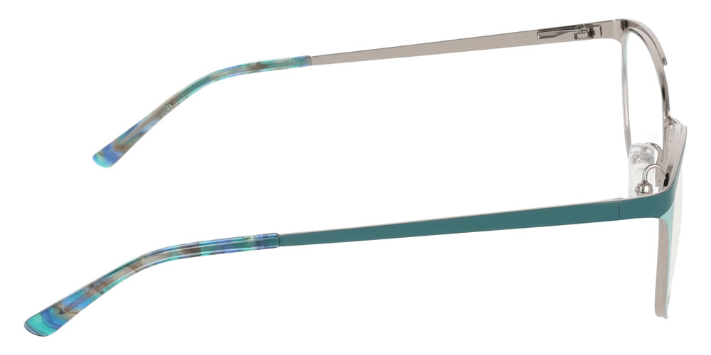 Marchon NYC M-4037 440 53 - Teal/Gun #id:mm4037440_s:102130