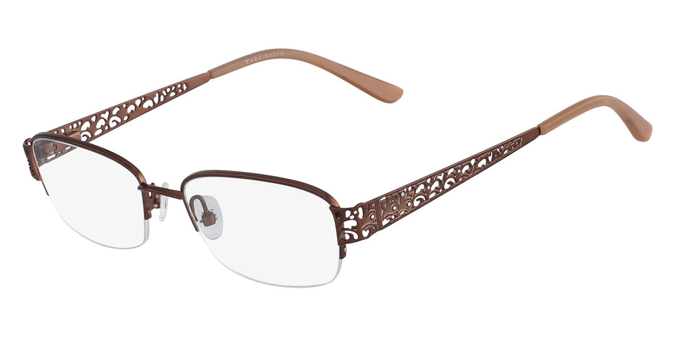 Marchon NYC TRES JOLIE 160 210 52 - Shiny Brown #id:mtresjolie160210_s:100100