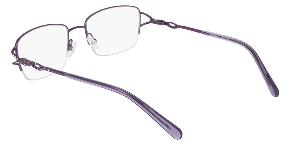 Marchon NYC TRES JOLIE 214 539 53 - Matte Eggplant #id:mtresjolie214539_s:100115