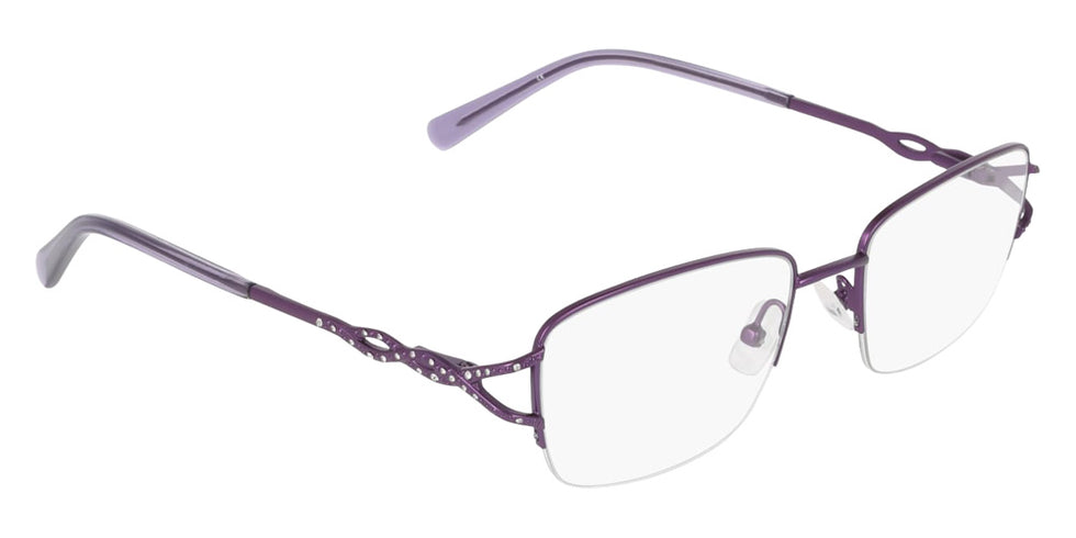 Marchon NYC TRES JOLIE 214 539 53 - Matte Eggplant #id:mtresjolie214539_s:100135