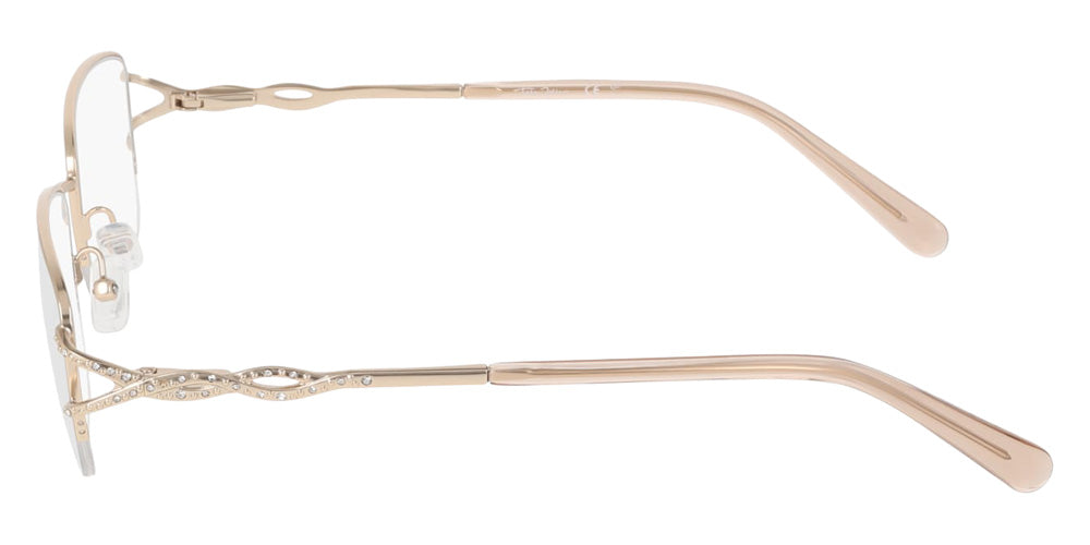 Marchon NYC TRES JOLIE 214 710 53 - Matte Gold #id:mtresjolie214710_s:102110