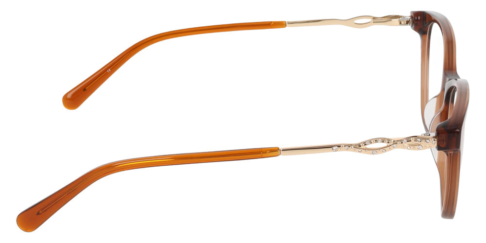 Marchon NYC TRES JOLIE 215 211 53 - Brown #id:mtresjolie215211_s:100130