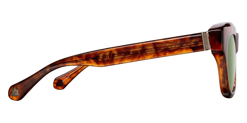 Matsuda M1027 Sun 50 - Walnut/Amber / Sage Green #id:m1027walnutambersagegreensunglass_s:102110