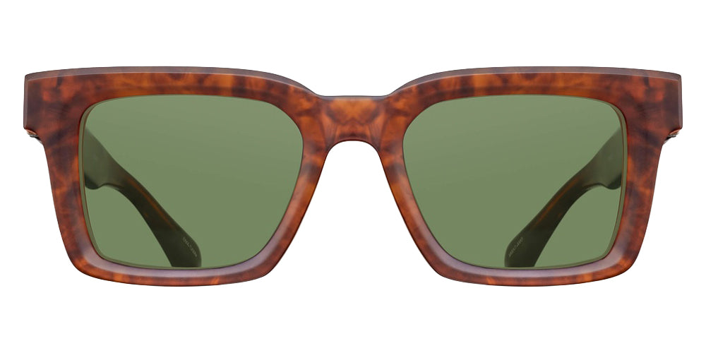 Matsuda M1033 50 - Matte Walnut/Amber / Sage Green #id:m1033mattewalnutambersagegreensunglass_s:106100