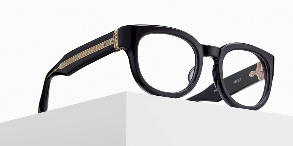 Matsuda M1038 51 - Black/Gold #id:m1038blackgoldclearlensoptical_s:100105