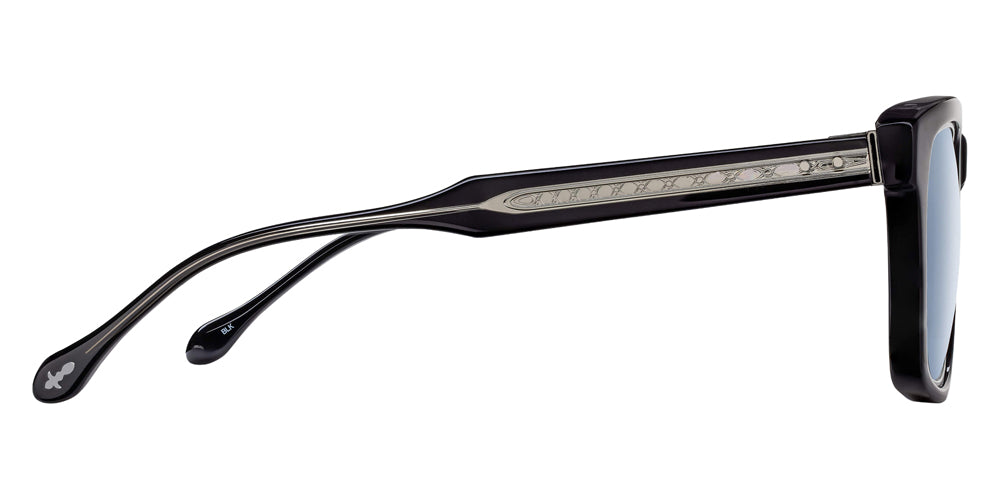 Matsuda M1040 54 - Black / Cobalt Blue #id:m1040blackcobaltbluesunglass_s:100110