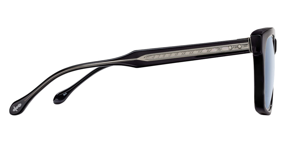 Matsuda M1040 54 - Black / Cobalt Blue #id:m1040blackcobaltbluesunglass_s:100110