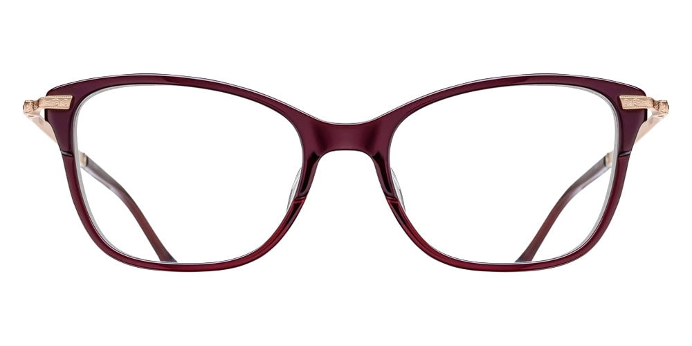Matsuda M2065 51 - Bordeaux/Rose Gold #id:m2065bordeauxrosegoldclearlensoptical_s:102100