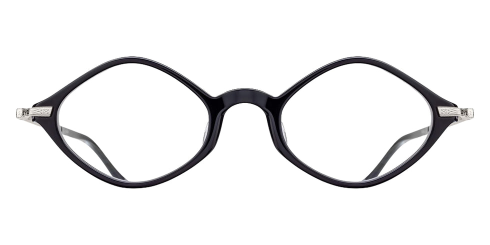Matsuda M2066 47 - Black/Palladium White #id:m2066blackpalladiumwhiteclearlensoptical_s:100100