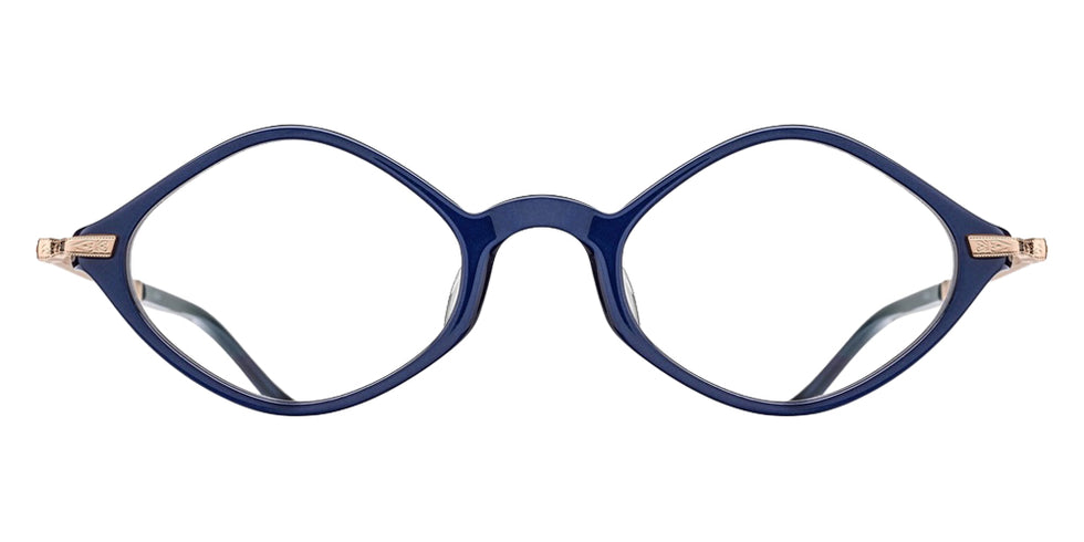 Matsuda M2066 47 - Navy/Rose Gold #id:m2066navyrosegoldclearlensoptical_s:106100