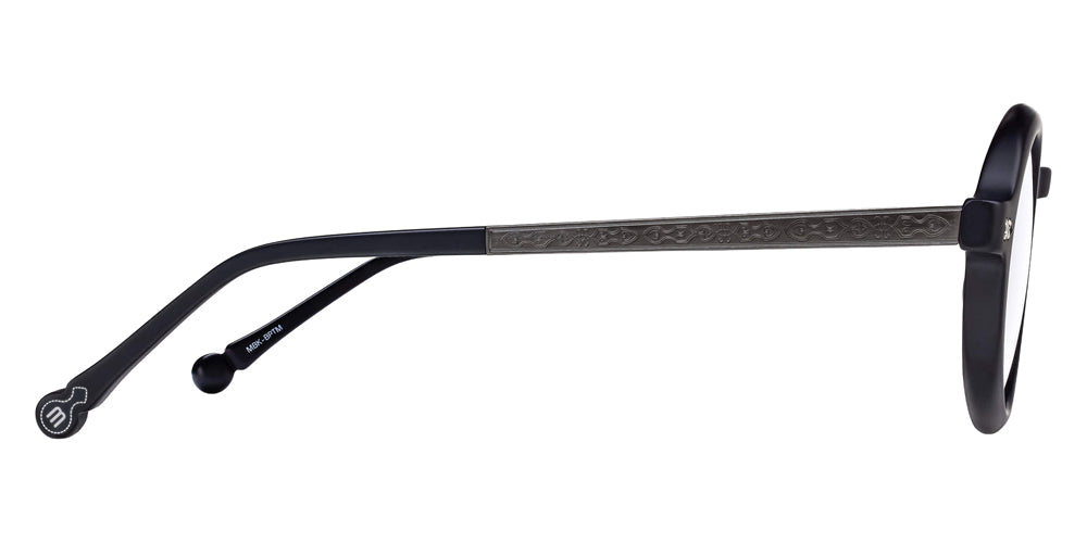 Matsuda M2067 46 - Matte Black/Brushed Ruthenium #id:m2067matteblackbrushedrutheniumclearlensoptical_s:102110