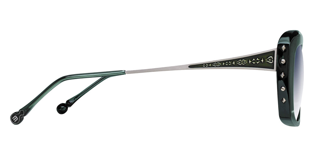 Matsuda M2070 53 - Bottle Green / Blue Gray Gradient #id:m2070bottlegreenbluegreygradientsunglass_s:102110
