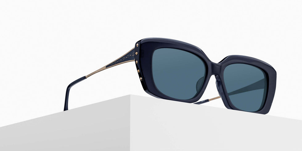 Matsuda M2070 53 - Dark Navy Crystal / Blue Gray #id:m2070darknavycrystalbluegreysunglass_s:104105