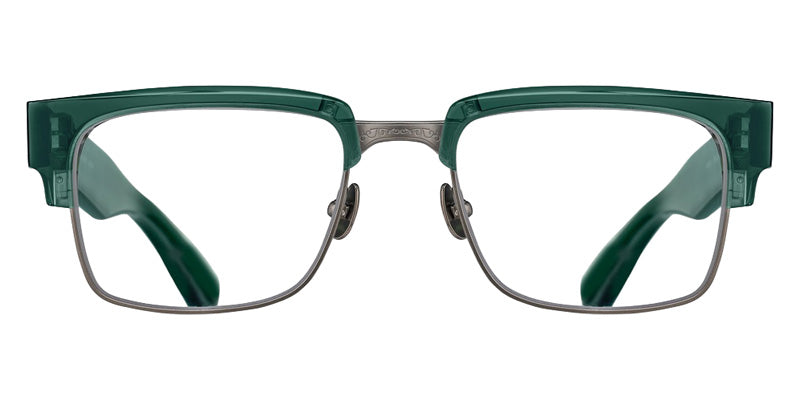 Matsuda M2071 53 - Bottle Green/Antique Silver #id:m2071bottlegreenantiquesilverclearlens53_s:100100