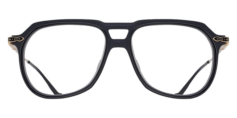 Matsuda M2073 54 - Matte Black/Brushed Gold #id:m2073matteblackbrushedgoldclearlens54_s:100100