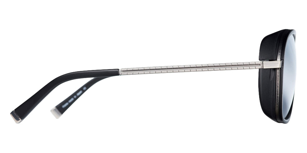 Matsuda M3023 57 - Antique Silver/Matte Black / Silver Mirrored #id:m3023antiquesilvermatteblacksilvermirrorsunglass_s:100105