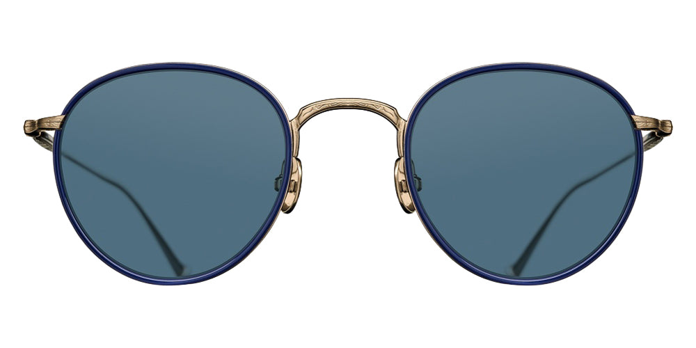 Matsuda M3085-I Sun 47 - Brushed Gold/Navy / Blue Gray #id:m3085ibrushedgoldnavybluegreysunglass_s:100100