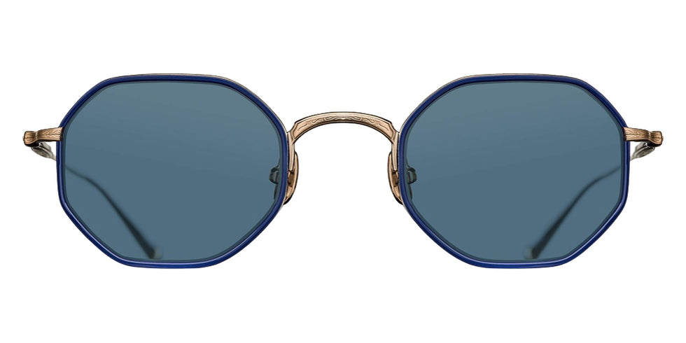 Matsuda M3086-I Sun 45 - Brushed Gold/Navy / Blue Gray #id:m3086ibrushedgoldnavybluegreysunglass_s:102100
