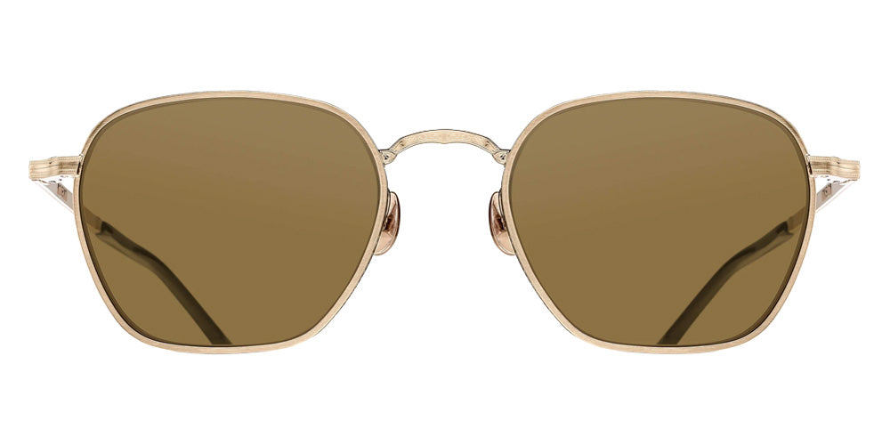 Matsuda M3101 Sun 52 - Brushed Gold-Green / Brown Gradient #id:m3101brushedgoldgreenbrowngradientsunglass_s:100100